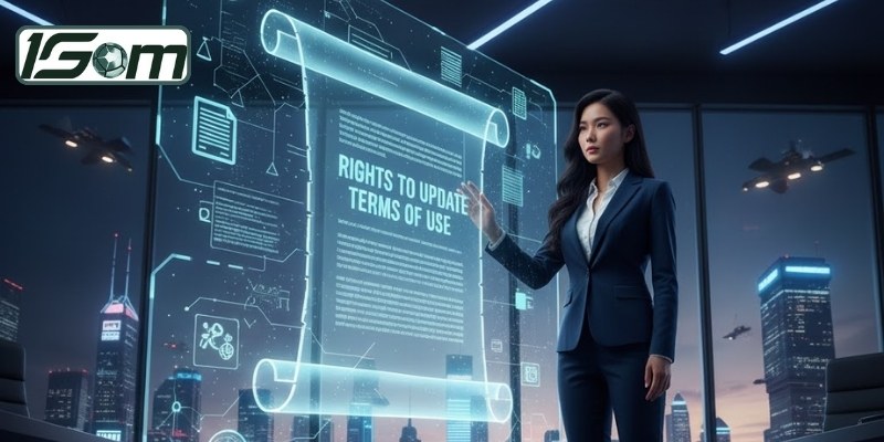 Một số quyền về việc cập nhật thông tin điều khoản sử dụng